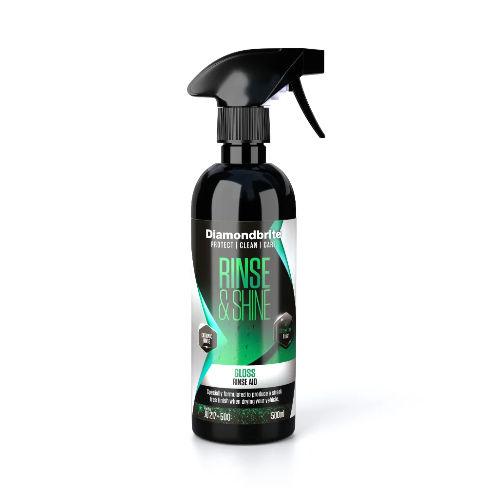 Rinse and Shine – Water dispersion spray
