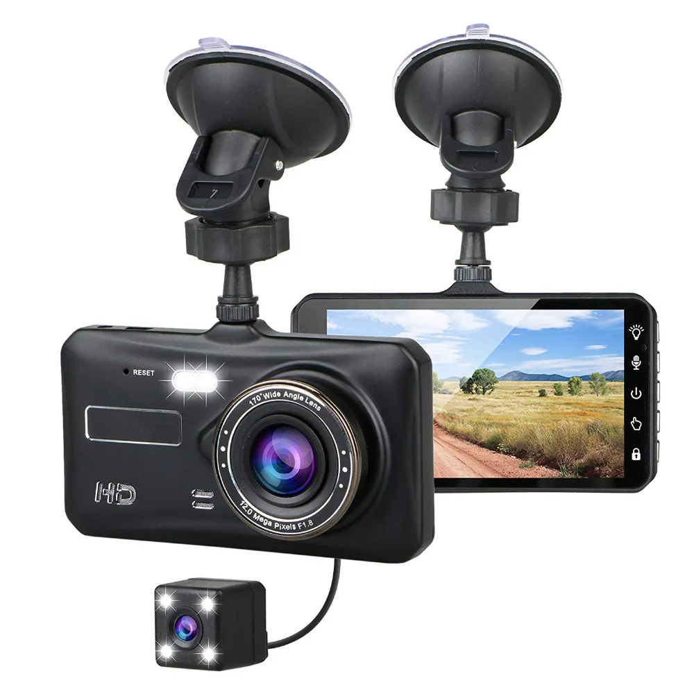 DASH CAM DUAL LENS SUPER HD 1296P