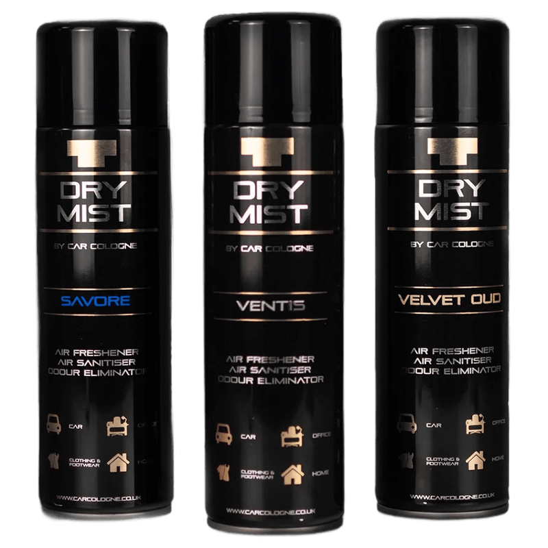 A set of 3 perfumes for the car. Image linked to Woocommerce