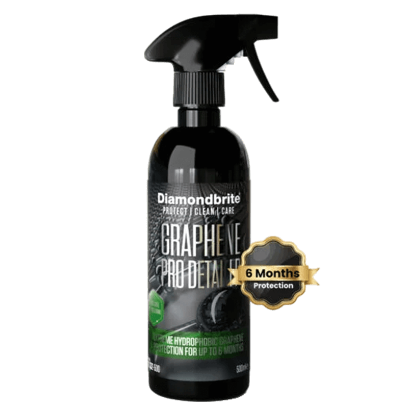 Graphene-Pro-Detailer. A product to make car shines. It comes as a sprayer. Image is linked to actual product on woocommerce.
